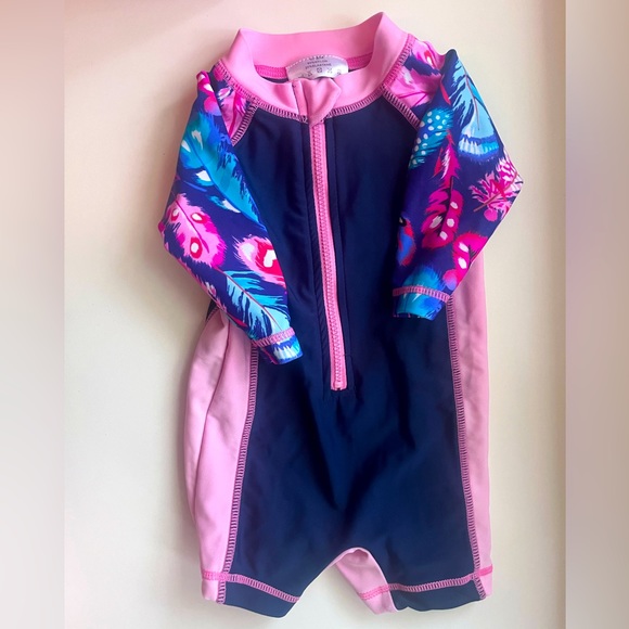 Swim 3 Floral Body Suit Onesie Bathing Suit Poshmark